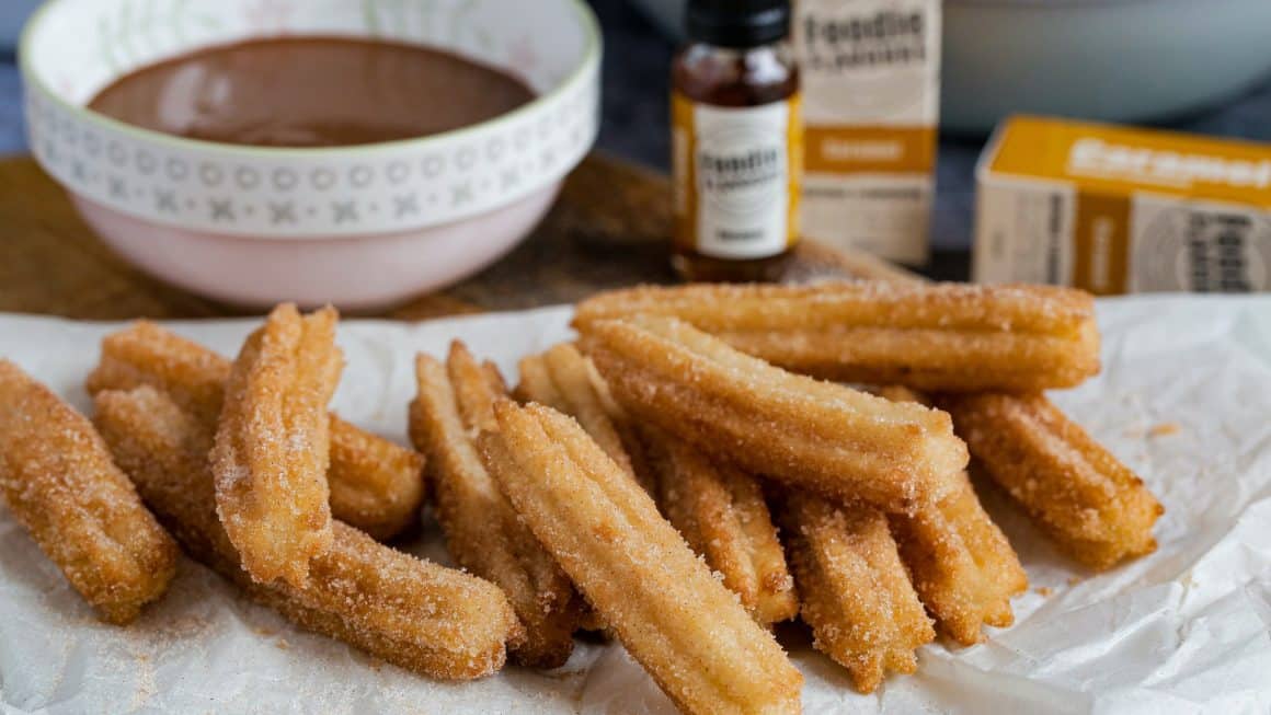 Churros sur du papier