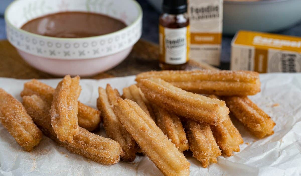 Churros sur du papier